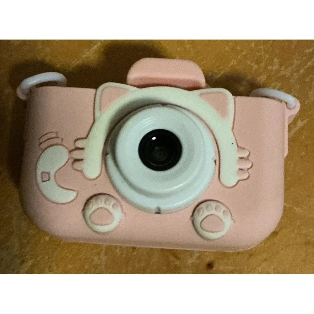 Kids Digital Camera Children LCD HD Rechargeable Pink Woof Good Dog New Open Box